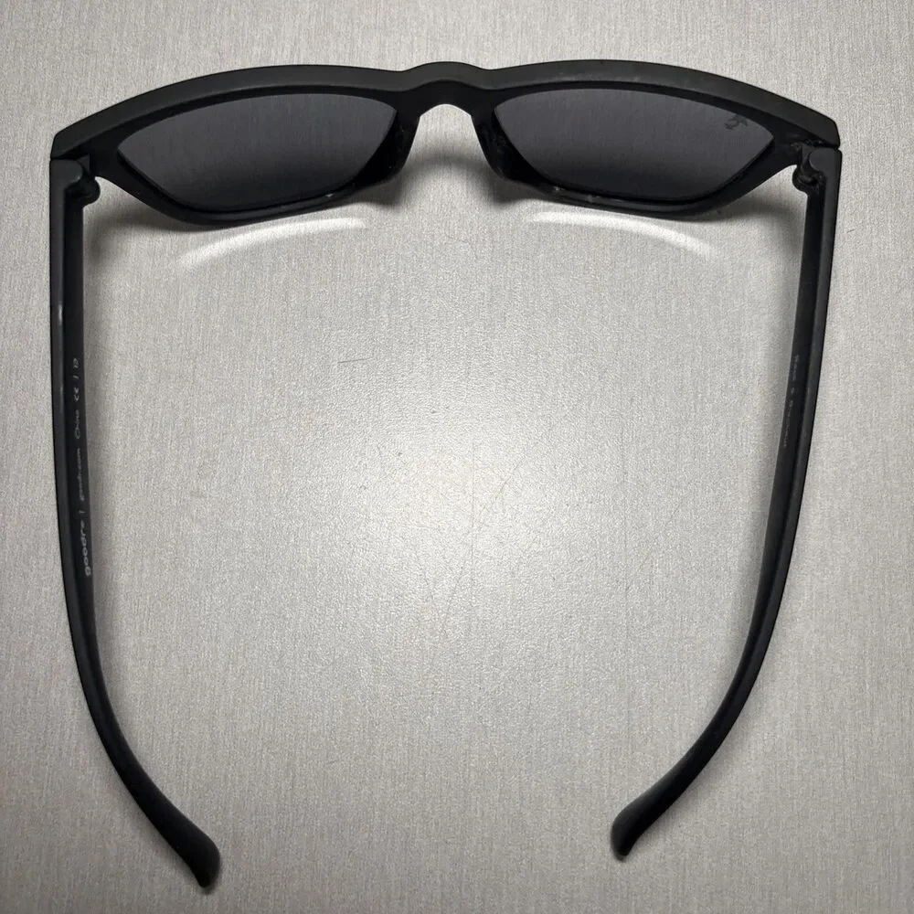 Goodr Sunglasses Back 9 Blackout Black Polarized Sports Active Running Golf